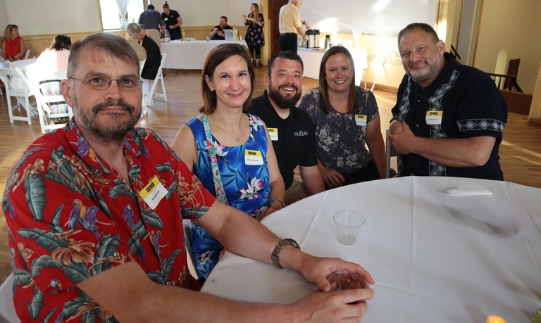 Bounds' Dvorksys' and Bonnell at Kletzing reception