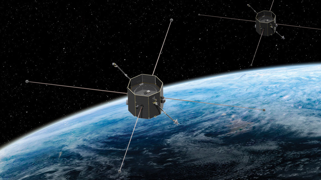 NASA rendering of TRACERS satellites 